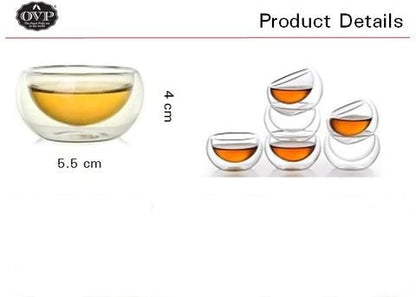 Double-walled Borosilicate Glass Cup (50ml)