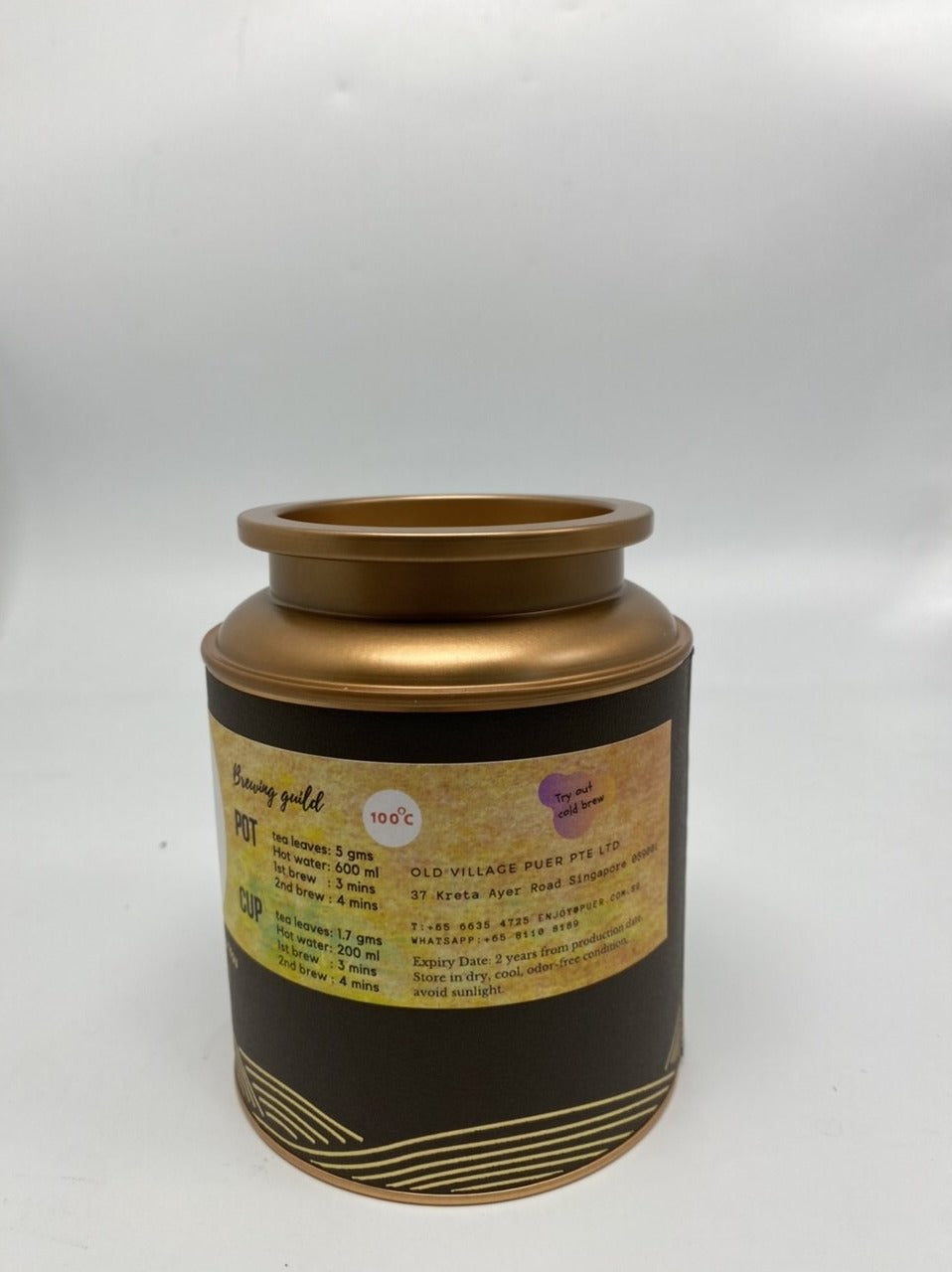 凤凰重生 · 凤凰单丛茶（广东乌龙）OVP Phoenix Reborn® Dark Oolong loose leave in gift tin Global Tea Championship Award 2018.
