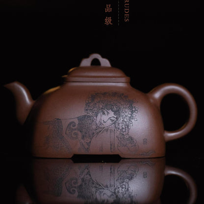 Zisha teapot handmade by artist Level 2, GAO Jing 高静（L2-2016）Premium Collection