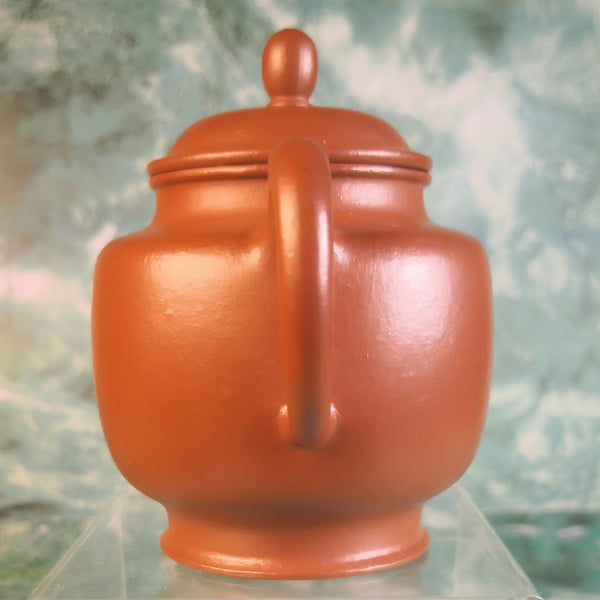 Zisha teapot Gong Deng, handmade by 实力派匠人 汪建忠 朱泥“宫灯”