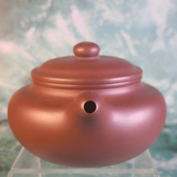 Zisha teapot Fang Gu, handmade by 实力派匠人 洪维 紫泥“仿古”