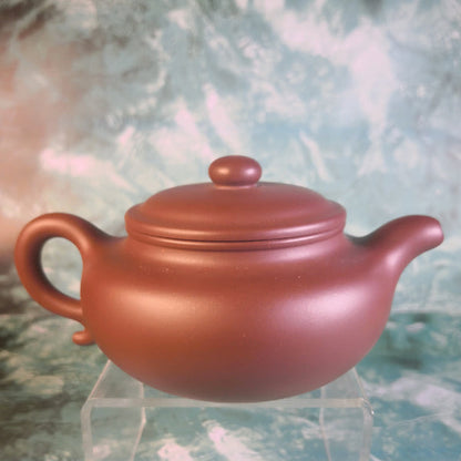 Zisha teapot Fang Gu, handmade by 实力派匠人 洪维 紫泥“仿古”