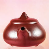 zisha teapot by 实力派匠人 周法明，石红之父 Shi Hong 石红”石瓢“