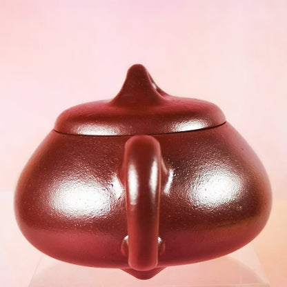 zisha teapot Shi Piao, handmade by 实力派匠人 周法明，石红之父 Shi Hong 石红”石瓢“