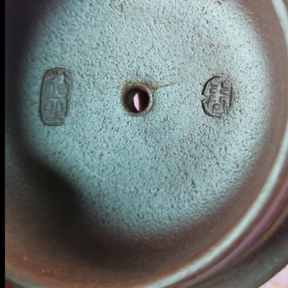zisha teapot Shi Piao, handmade by 实力派匠人 周法明，石红之父 Shi Hong 石红”石瓢“