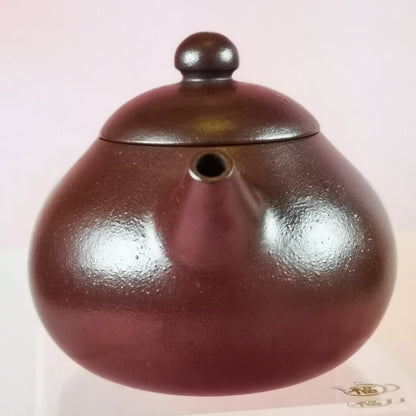 zisha teapot Xi Shi, handmade by 实力派匠人 周法明 石红之父 Shi Hong 石红”西施”