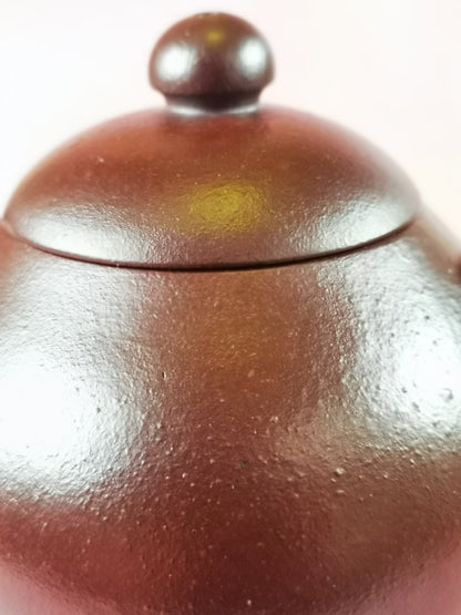 zisha teapot Xi Shi, handmade by 实力派匠人 周法明 石红之父 Shi Hong 石红”西施”