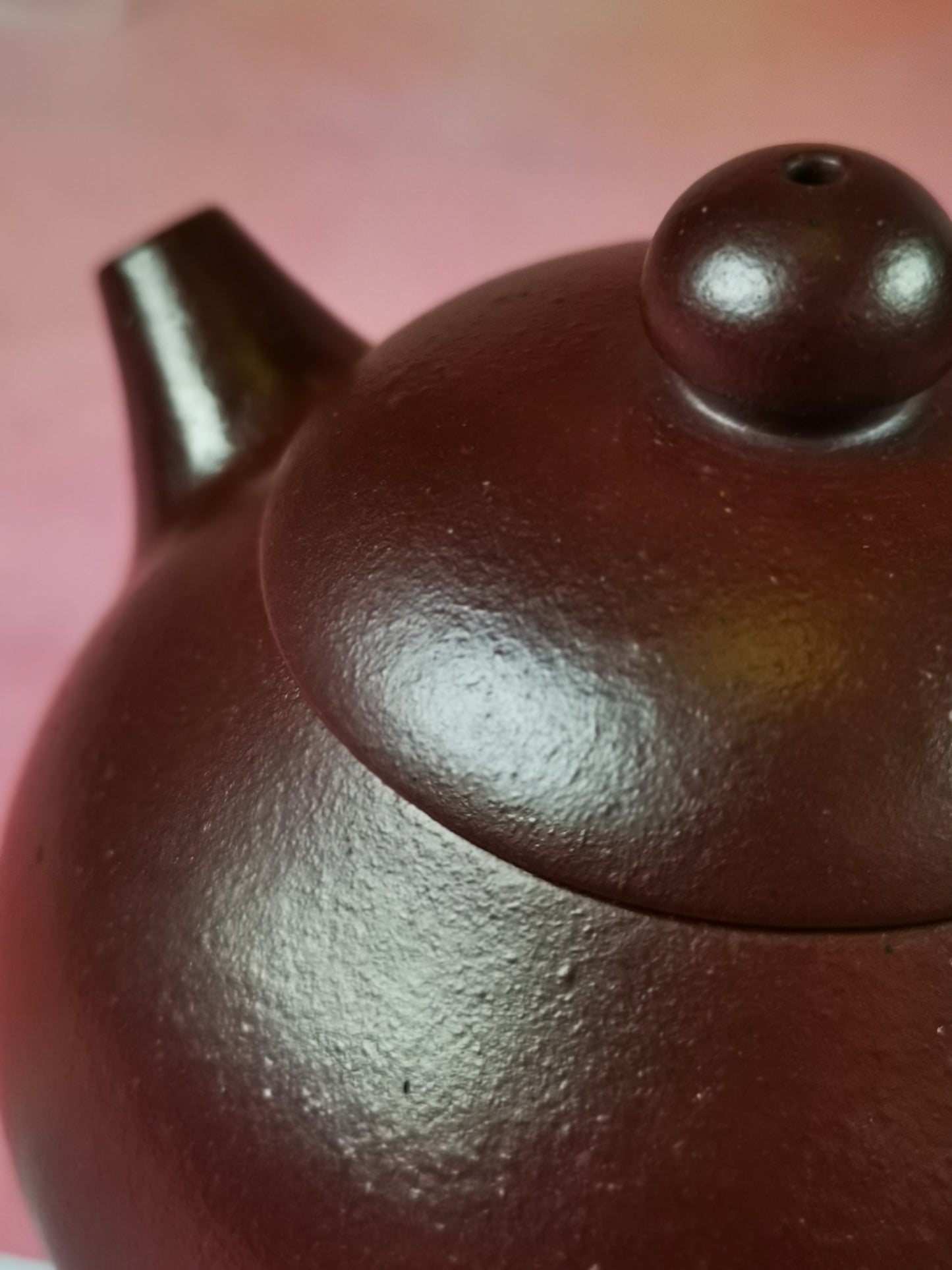 zisha teapot Xi Shi, handmade by 实力派匠人 周法明 石红之父 Shi Hong 石红”西施”
