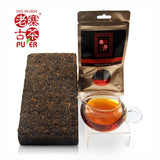 Mt. Hekai fermented PuEr tea cake (Brick), arbor trees, 2006 贺开山 老树普洱熟茶 - Old Village Puer 老寨古茶