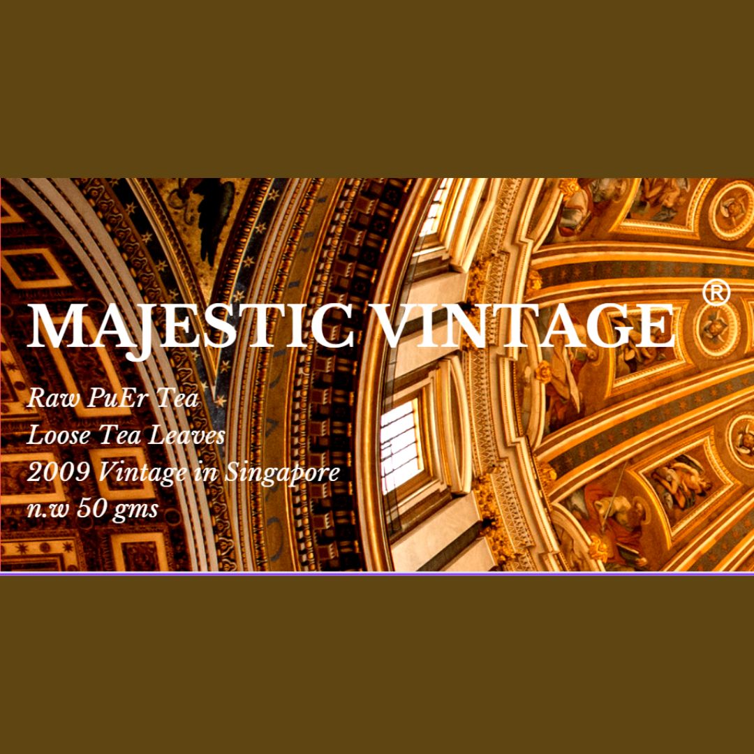 MAJESTIC VINTAGE® Old Village Sheng PuEr Tea 2009 in Gift tin