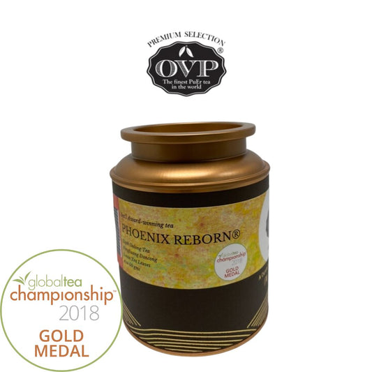 凤凰重生 · 凤凰单丛茶（广东乌龙）OVP Phoenix Reborn® Dark Oolong loose leave in gift tin Global Tea Championship Award 2018.