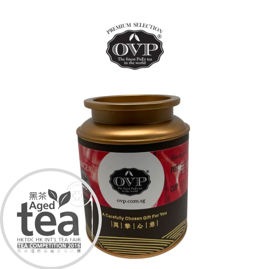 热带风情 · 六堡茶（2005年）OVP Tropical Romance® Aged Liu Pao Loose Tea Gift Tin | Hong Kong International Tea Competition Award 2016 First Runner-Up