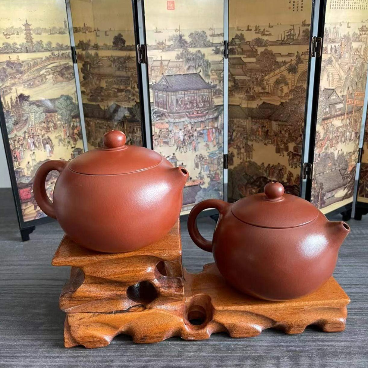 Zisha teapot Xi Shi,handmade by Artist Level 2, CAO Lan Fang 曹兰芳 L2-2011  “大红袍” 西施壶