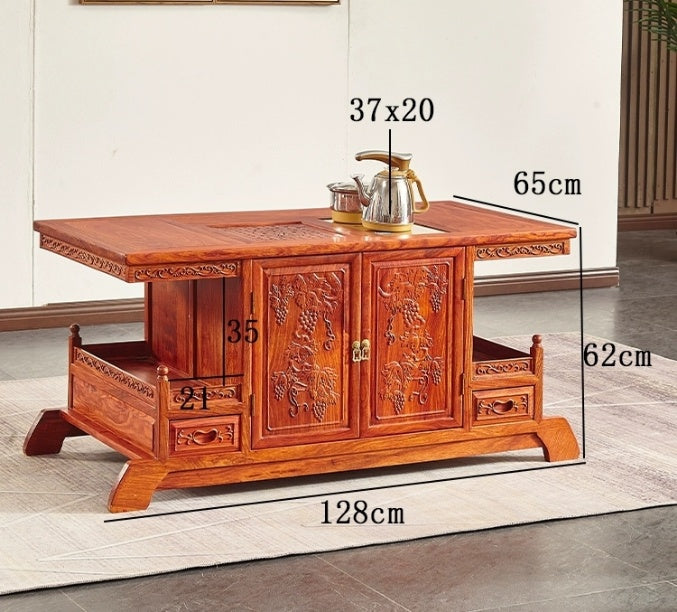 African rosewood Tea Table Set