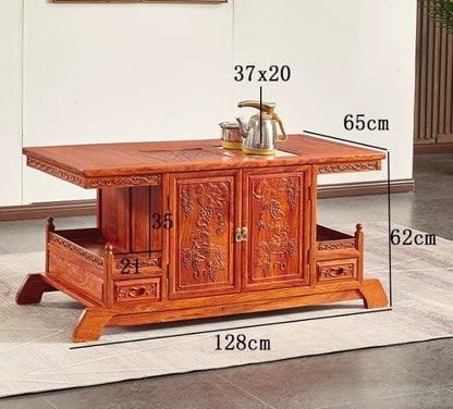 African rosewood Tea Table Set