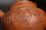 Zisha teapot by artist Level 2, MU Ming-Long 穆明龙（L2-2019）稀有蟹黄段泥"笑樱竹节" （收藏重器）