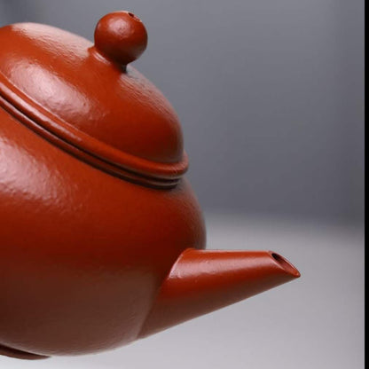 朱泥  水平 紫砂壶 国家级 工艺美术员 朱丽萍 Yixing Zisha teapot handmade by artist Level 5, ZHU Li-Ping（L5-2012）ZHU NI Shui Ping shape