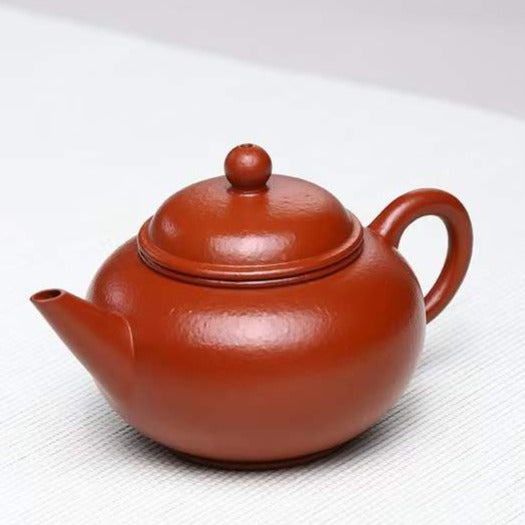 朱泥  水平 紫砂壶 国家级 工艺美术员 朱丽萍 Yixing Zisha teapot handmade by artist Level 5, ZHU Li-Ping（L5-2012）ZHU NI Shui Ping shape