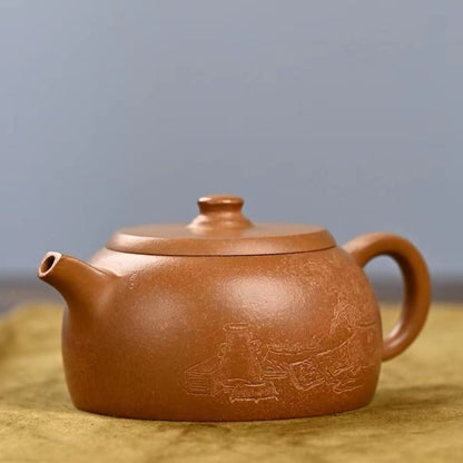 老段泥 井栏(浮世清欢) 紫砂壶 实力派匠人 庄雷 手作 Yixing Zisha teapot handmade by Studio Craftsmanship ZHUANG Lei DUAN NI Well Fence (JING LAN) Shape
