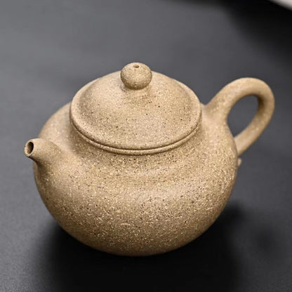 Zisha teapot Lian Zi, handmade by artist Level 3, YU Zhen 俞震（L3-2018）五彩段泥 DUAN NI “莲子”