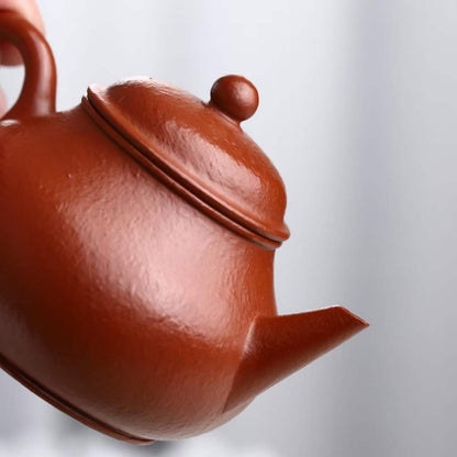 朱泥 芭乐 紫砂壶 国家级 工艺美术员 朱丽萍 Yixing Zisha teapot by artist Level 5, ZHU Li-Ping（L5-2012）ZHU NI Guava Shaped (BA LE HU)