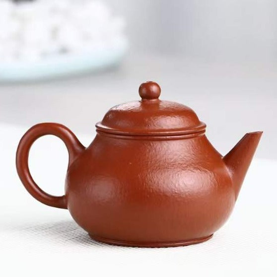朱泥 芭乐 紫砂壶 国家级 工艺美术员 朱丽萍 Yixing Zisha teapot by artist Level 5, ZHU Li-Ping（L5-2012）ZHU NI Guava Shaped (BA LE HU)
