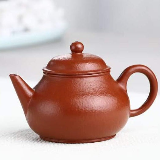 朱泥 芭乐 紫砂壶 国家级 工艺美术员 朱丽萍 Yixing Zisha teapot by artist Level 5, ZHU Li-Ping（L5-2012）ZHU NI Guava Shaped (BA LE HU)