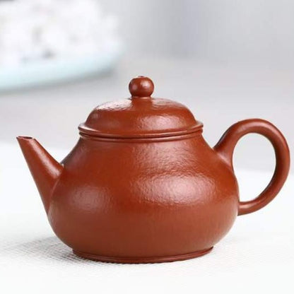 朱泥 芭乐 紫砂壶 国家级 工艺美术员 朱丽萍 Yixing Zisha teapot by artist Level 5, ZHU Li-Ping（L5-2012）ZHU NI Guava Shaped (BA LE HU)