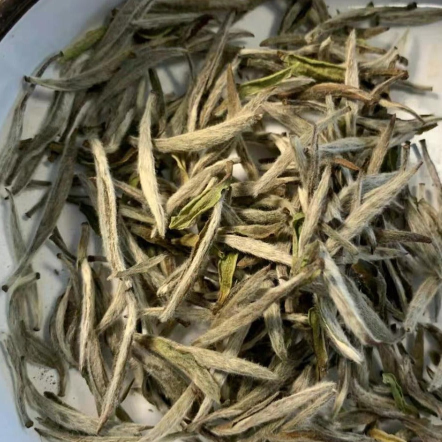 银色仙子 · Silver Fairy™ 2018 白毫银针 福鼎白茶 1812 OVP Bai Hao Yin Zhen White Tea (Fu Ding) loose Tea in Tin