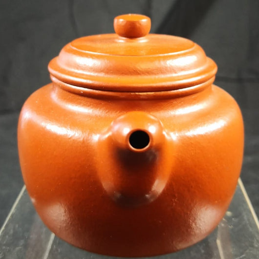 Zisha teapot De Zhong, handmade by 实力派匠人 小煤窑朱泥 “大蕴德钟”