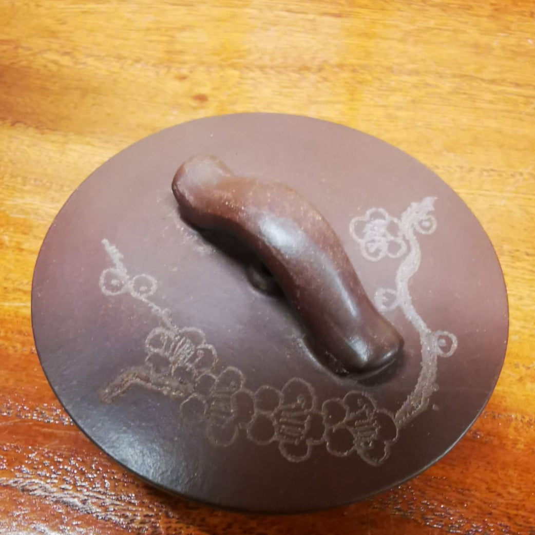 Zisha teapot Shi Piao, handmade by artist Level 3, WANG Li-Juan 王利娟（L3-2019）底槽清 石瓢