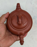 Zisha teapot supervised by  Artist Level 1, FAN Wei-Qun 范伟群 (L1-2012) 范家壶庄 范伟群 监制 红清水泥 “竹鼓”