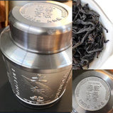 OVP Premium Oolng Tea Da Hong Pao ( Scarlet Robe tea) Loose Tea in Tin with wooden gift box, Vintage 1983 - Old Village Puer 老寨古茶