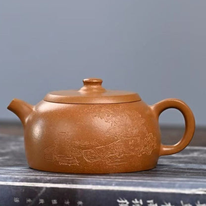老段泥 井栏(浮世清欢) 紫砂壶 实力派匠人 庄雷 手作 Yixing Zisha teapot handmade by Studio Craftsmanship ZHUANG Lei DUAN NI Well Fence (JING LAN) Shape