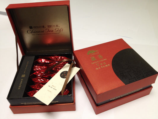 Black Tea Old Village individual wrapped loose leaves in Gift Box - Old Village Puer 老寨古茶