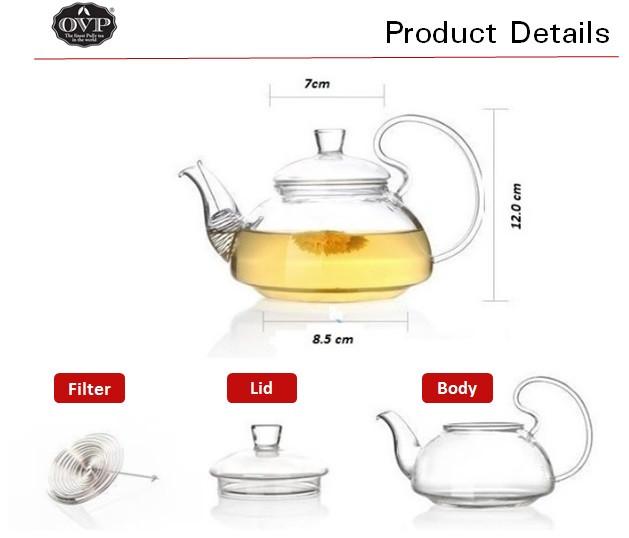 OVP Borosilicate Glass Pot - Old Village Puer 老寨古茶