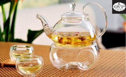 OVP Borosilicate Glass Pot - Old Village Puer 老寨古茶