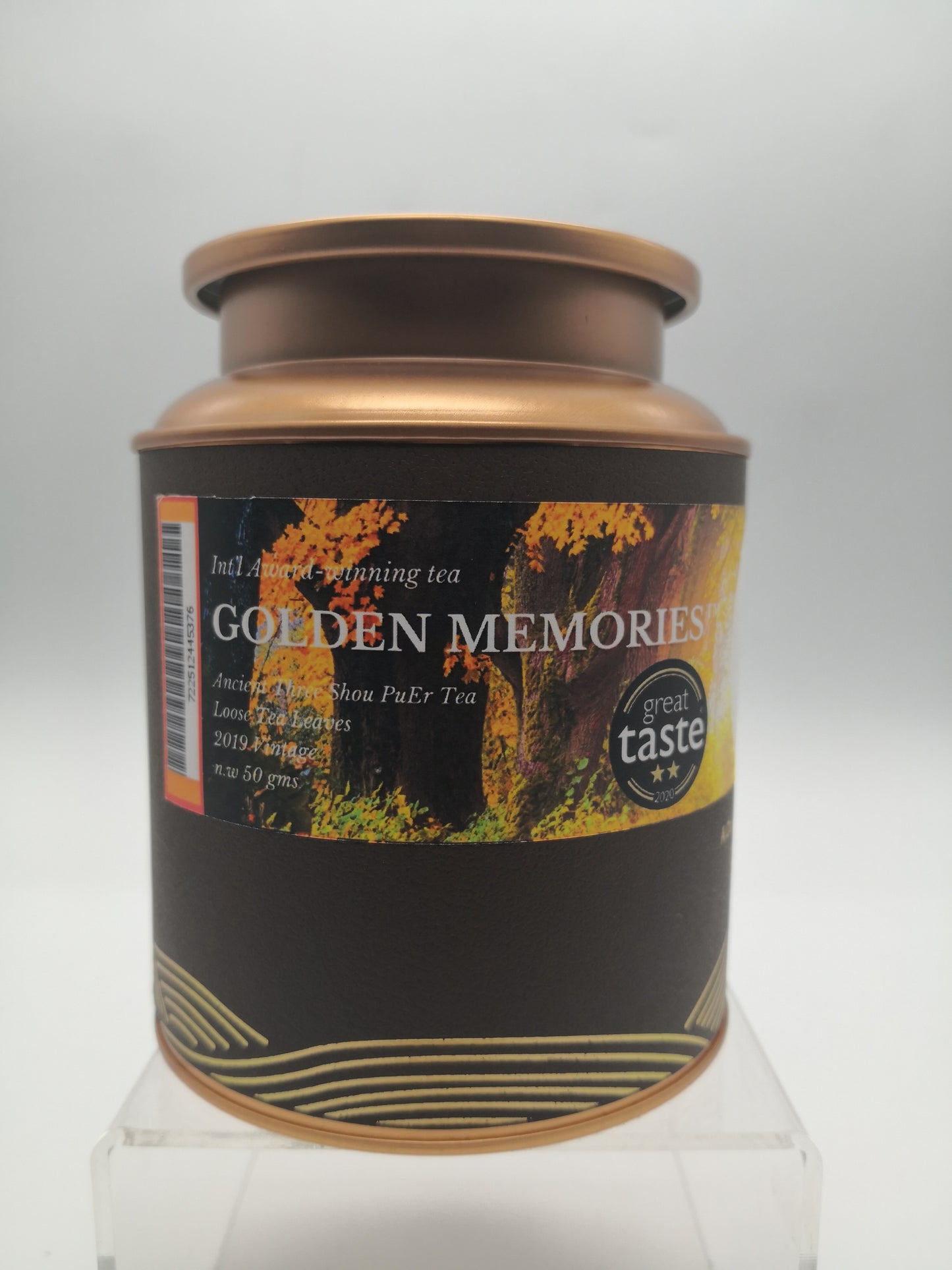 茶醉南洋 · 古树普洱熟茶 迷你方砖  OVP GOLDEN MEMORIES® mini tea bricks Ripe Pu’erh from Ancient Trees Great Taste Award 2020 (U.K.) Winner