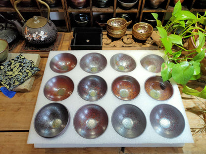 Tenmoku Cha-wan from Fujian China, Jianzhan Jian Ware,  建盏 品茗茶碗