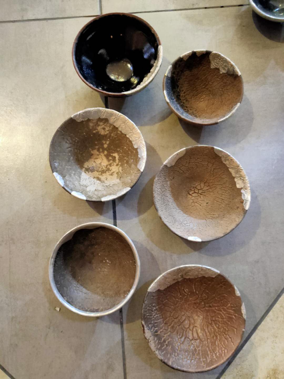 Tenmoku Cha-wan from Fujian China, Jianzhan, Jian Ware, Silver Coated Vintage Tenmoku from Song Dynasty 宋代镶银 建盏 品茗茶碗